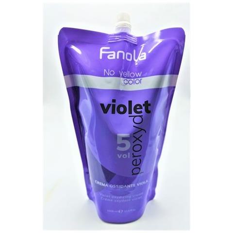 Crema Ossidante Viola 5 Vol. Peroxyd Violet 1000 Ml-no Yellow Color Fanola - Foto 2