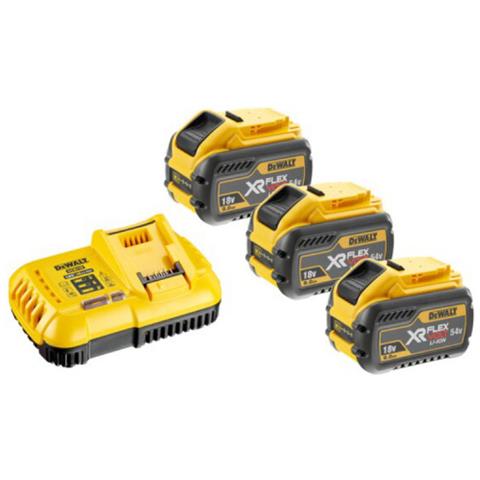 Confezione 3 Batterie 9,0 Ah Xr 18v - 1 Caricatore 18v - Dcb118x3 - Foto 1