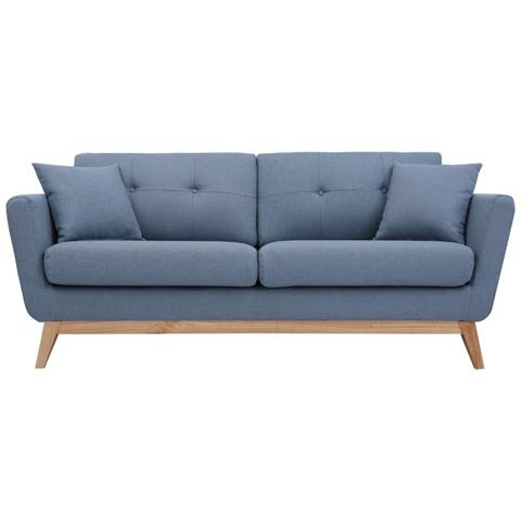 Hoga Divano Scandinavo 3 Posti Blu Pastello - Foto 9