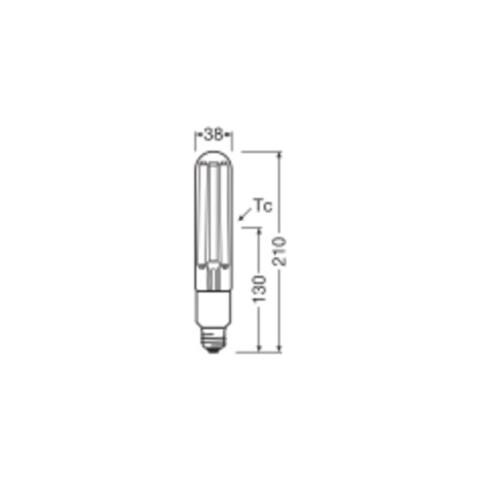 Lampadina Led Ip65 Ledvance E27 Trasparente 35w 5400lm 2700k Ip65 360° [lv-4099854072017] - Foto 4