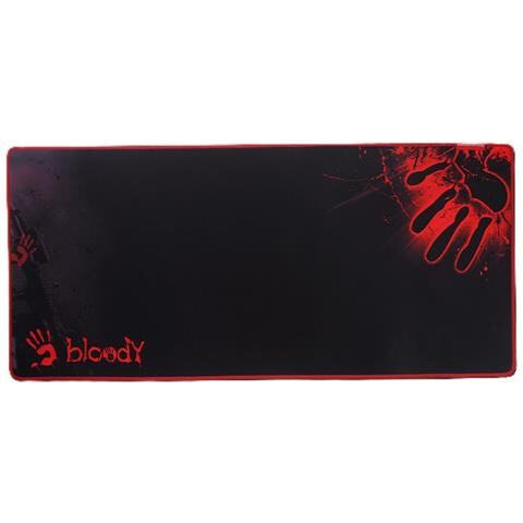 B-087S tappetino per mouse Tappetino per mouse per gioco da computer Nero, Rosso - Foto 1