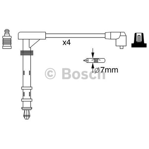 Kit Cavi Accensione 986357261 - Foto 1