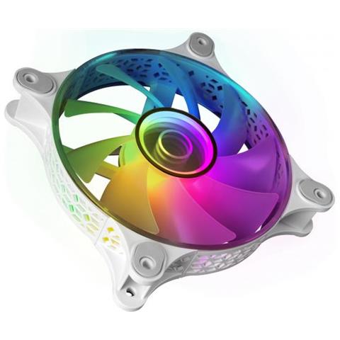 Mars Gaming Sistema Di Raffreddamento Per Computer Case Per Computer Ventilatore 12 Cm Colore Bianco 3 Pz - Foto 3