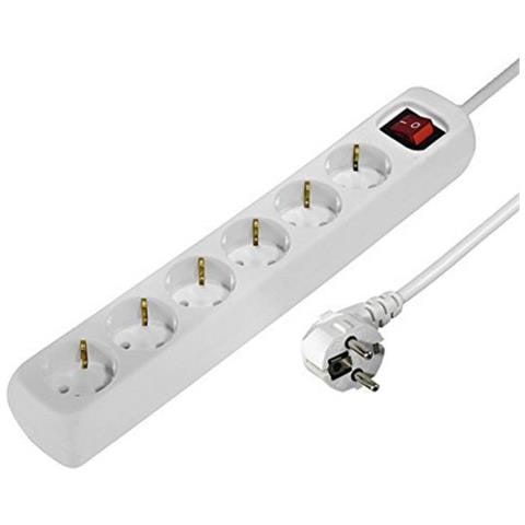 Multipresa 6 Tomas Schuko 00030384 1,4 M Bianco - Foto 1