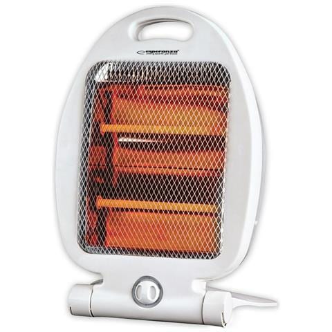 Stufa Elettrica Al Quarzo Esperanza Ehh009 Bianco 800 W - Foto 1