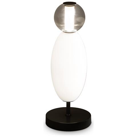 Lampada Da Tavolo Contemporanea Lumiere Metallo Nero Led 18w 3000k Ip20 - Foto 1