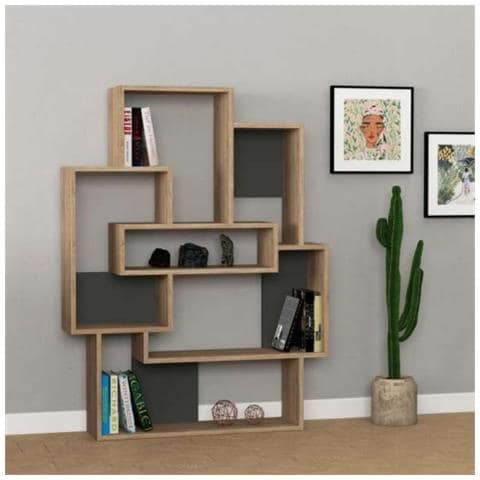 Libreria Barce Rovere 101x22x132h - Foto 1