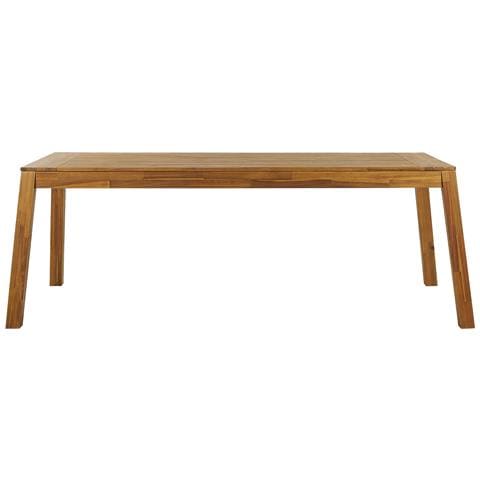 Tavolo Da Giardino Legno Chiaro 210 X 90 Cm Livorno - Foto 5