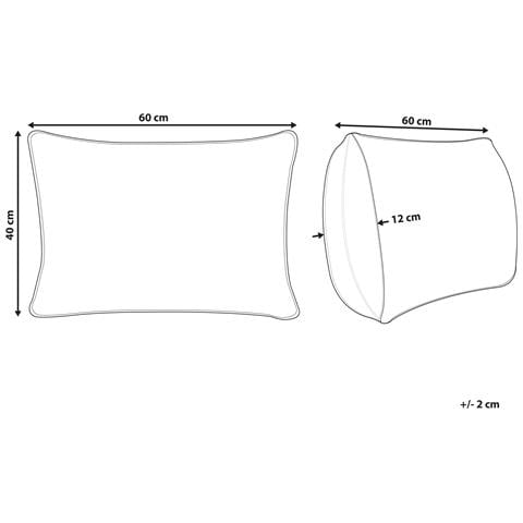 Cuscino Decorativo Talya 40 X 60 Cm Trama Gingham Verde Oliva - Foto 2