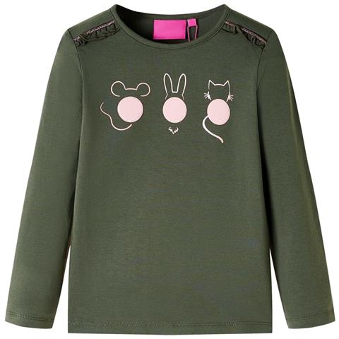 Maglietta Da Bambino A Maniche Lunghe Cachi 140 - Foto 1