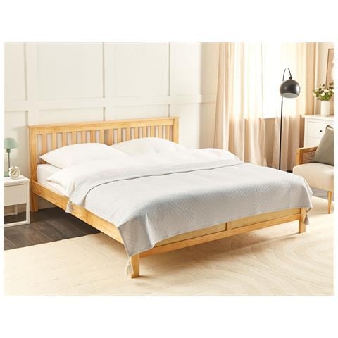 Copriletto Cotone Bianco Sporco 200 X 220 Cm Lindula - Foto 1