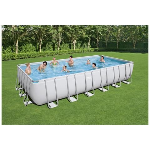 Piscina Rettangolare Con Struttura Power Steel Frame 732x366x132 Bestway 56475 - Foto 1