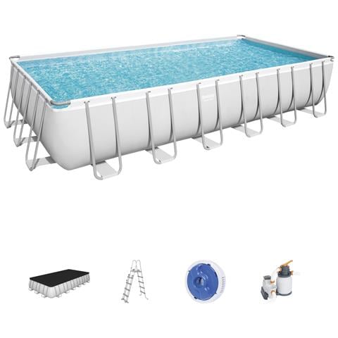 Piscina Rettangolare Con Struttura Power Steel Frame 732x366x132 Bestway 56475 - Foto 8