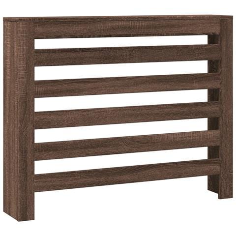 Copertura Termosifone Rovere Marrone 104x20x82cm In Multistrato - Foto 2