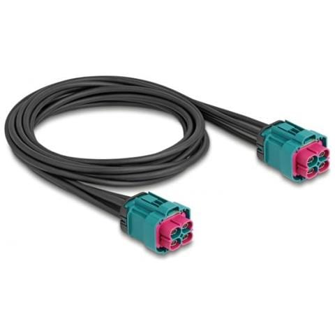 90342 Cavo Coassiale 1 M 4x Hdmtd Z Nero - Foto 1
