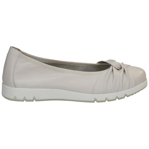 Offwhite Soft Casual Closed Ballerinas Ballerine Pelle Scarpe Donna Bianco Eu 37, 9-22163-42-144 - Foto 2