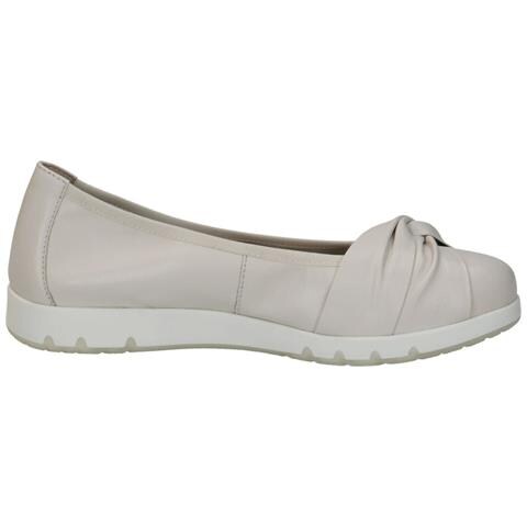 Offwhite Soft Casual Closed Ballerinas Ballerine Pelle Scarpe Donna Bianco Eu 37, 9-22163-42-144 - Foto 3