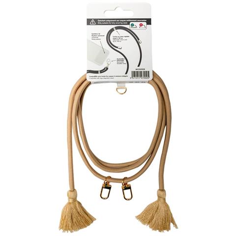Tracolla Universale Per Smartphone Con Nappe, Beige - Foto 2