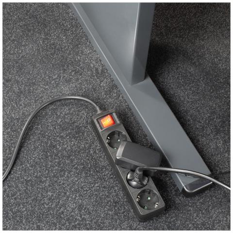 AC2440 prolunghe e multiple 2 m 4 presa (e) AC Interno Nero - Foto 2