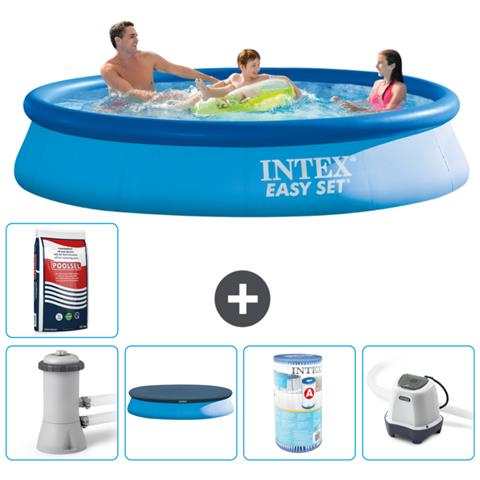 Piscina Fuori Terra - In Giro - 366x76 Cm - Blu - Include Accessori Coordinati A1009 - Foto 1