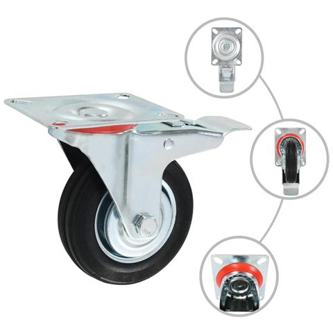 Lusso Casadino -  Rotelle Girevoli 4 Pz 100 Mm - Foto 1