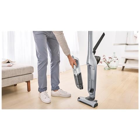 Series 4 Scopa senza FIli 2 in1 BBH3K2801 con Autonomia 55 Minuti Colore Argento - Foto 2