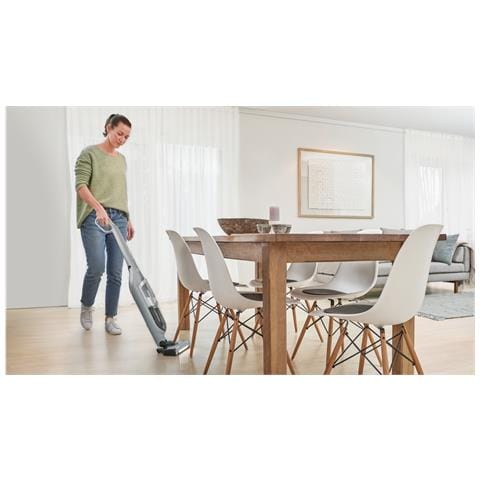 Series 4 Scopa senza FIli 2 in1 BBH3K2801 con Autonomia 55 Minuti Colore Argento - Foto 17