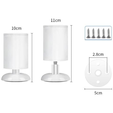 Set Di 4 Gambe Per Mobili Bianche  L - Foto 4