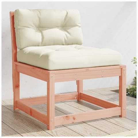 Divano da Giardino con Cuscini Legno Massello Douglas - Foto 2