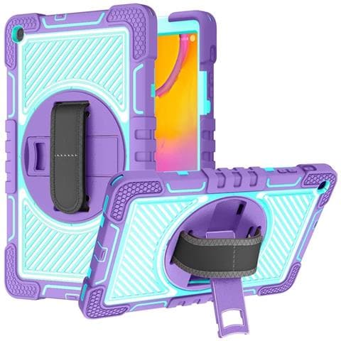 Custodia Per Samsung Galaxy Tab A 10.1"" Armored Con Supporto Viola - Foto 1