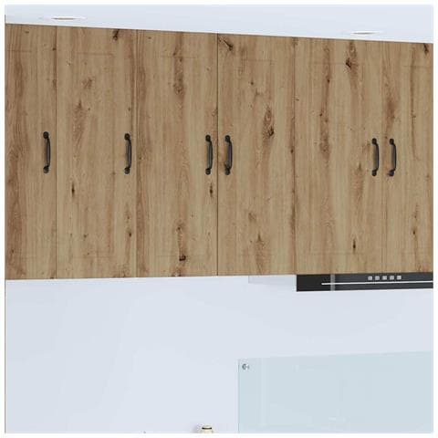 Pensile cucina con porta Rovere artigianale 30 x 31 x 80 cm - Foto 2