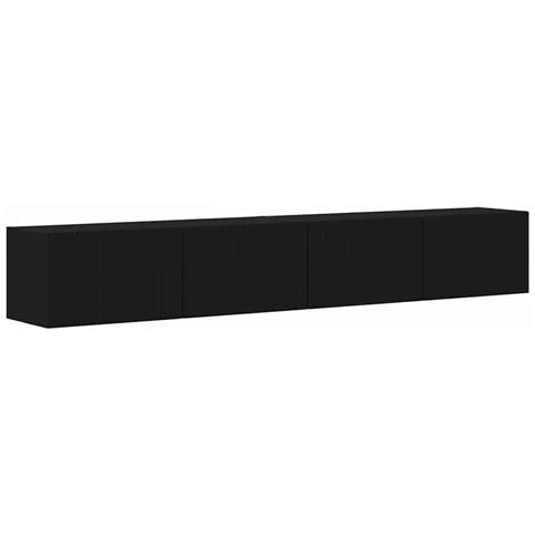 Mobile TV da parete 2 pcs Nero 60 x 31 x 29.5 cm - Foto 1