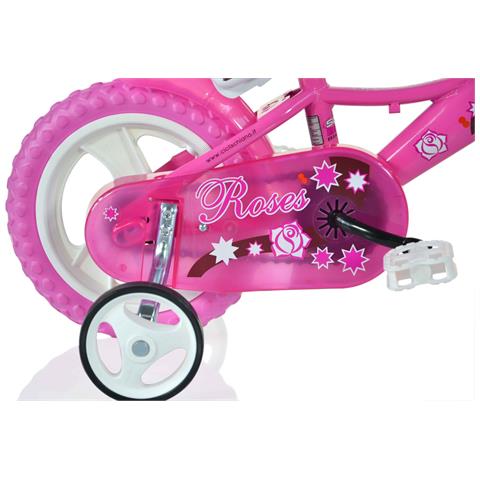 Sch Roses 12'' - Bicicletta Per Bambini (3-5 Anni), Ruote 12'', Telaio Acciaio, Con Accessori - Colore Rosa - Foto 2