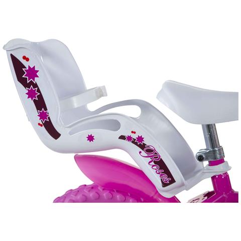 Sch Roses 12'' - Bicicletta Per Bambini (3-5 Anni), Ruote 12'', Telaio Acciaio, Con Accessori - Colore Rosa - Foto 4