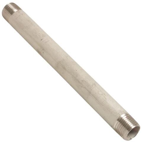 Nipplo In Acciaio Inox V4a Raccordo Filettato 2 1/2 - Foto 1