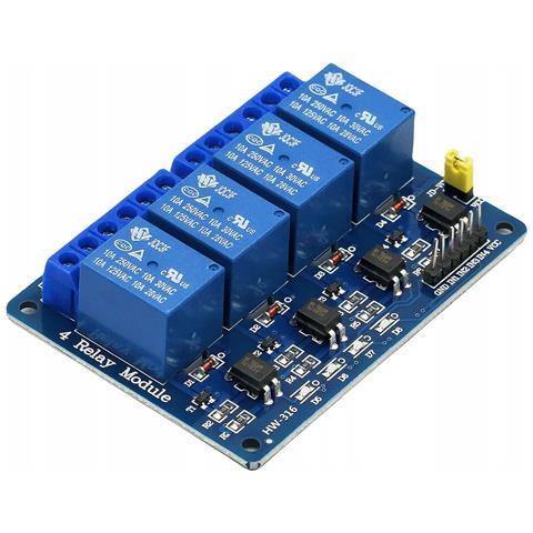 Modulo Relè 4 Canali 5v Per Arduino - Isolamento Ottico, Spdt | Dimensioni 72x50x19 Mm, 10a | Automazione E Robotica - Foto 5