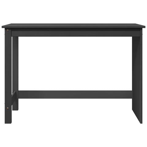 Scrivania Grigio 112 x 50 x 75 cm Legno di Pino Massello - Foto 2