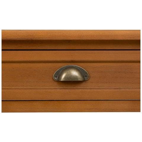 Mobile Da Ingresso In Legno Con 2 Cassetti E 1 Ripiano Marrone 100x40x78 - Foto 7