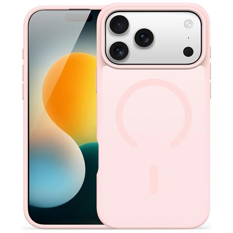 Cover per iPhone 17 Pro Max - TPU+PC, Rosa, MagSafe - Foto 1