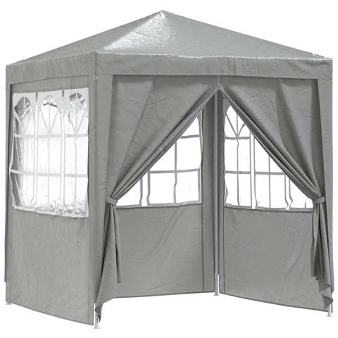 Tenda Party Grigio chiaro 200 x 200 x 240 cm PE e Acciaio - Foto 1