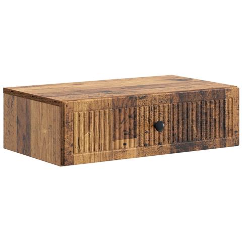 Tavolino da Parete Laterale Legno antico 59 x 34,5 x 17 cm - Foto 1