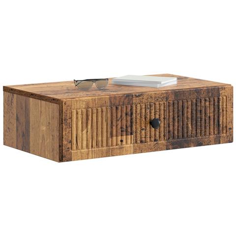Tavolino da Parete Laterale Legno antico 59 x 34,5 x 17 cm - Foto 2