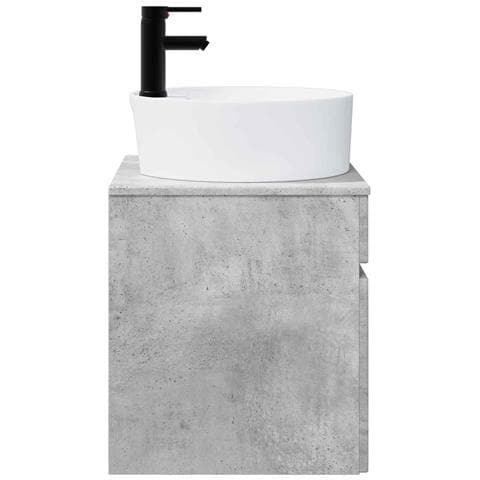 Mobile lavabo da parete Grigio Cemento 49 x 44,5 x 65 cm - Foto 2