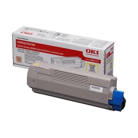43865721 Toner Giallo per C5850 / C5950 / MC560 - Foto 1