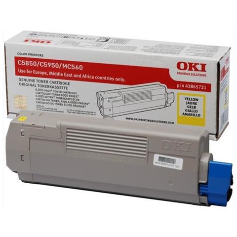 43865721 Toner Giallo per C5850 / C5950 / MC560 - Foto 6