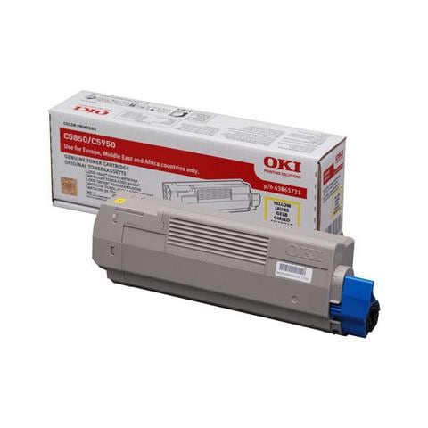 43865721 Toner Giallo per C5850 / C5950 / MC560 - Foto 2