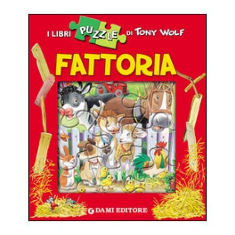 Tony Wolf - Libro Puzzle Della Fattoria - Foto 2