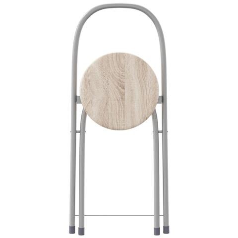 5 Pz Set Tavolo e Sedie Pieghevoli in MDF - Foto 2