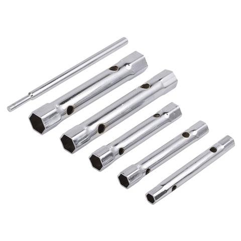 Kit Assortimento Serie 6 Chiavi A Tubo 8-17 Con Asta Di Manovra Italy - Foto 1
