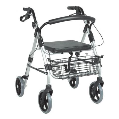 DEAMBULATORE CON SEDILE SILVER - pieghevole - Foto 1